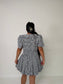 Khloe Peter Pan Collar Gingham Dress Mable
