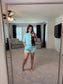 Ribbed blue set