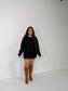 Chocolate Fall Velvet Shorts