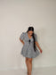 Khloe Peter Pan Collar Gingham Dress Mable