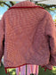 Sweetie Red Gingham Quilted  Jacket