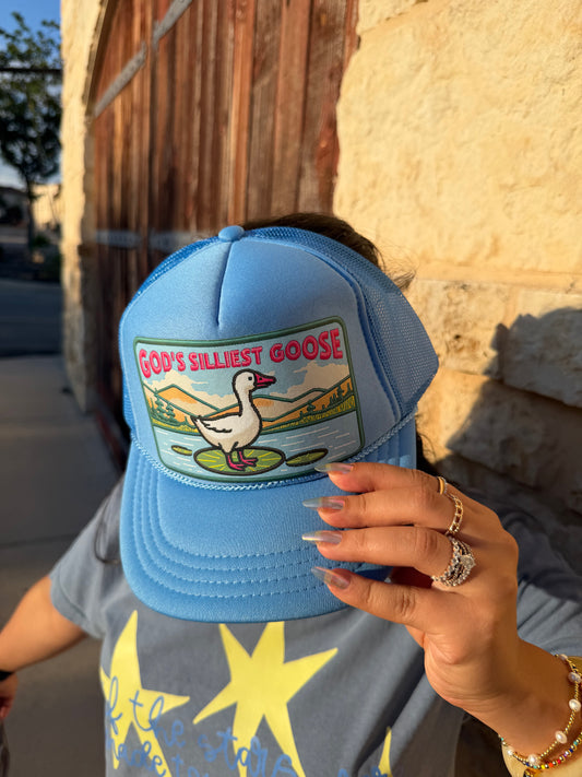 God's Silliest Goose trucker hat