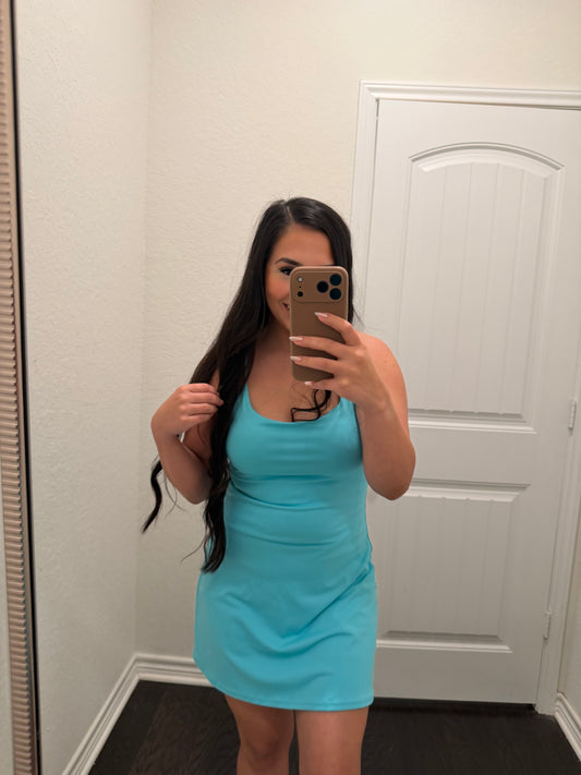 Teal Active Dress