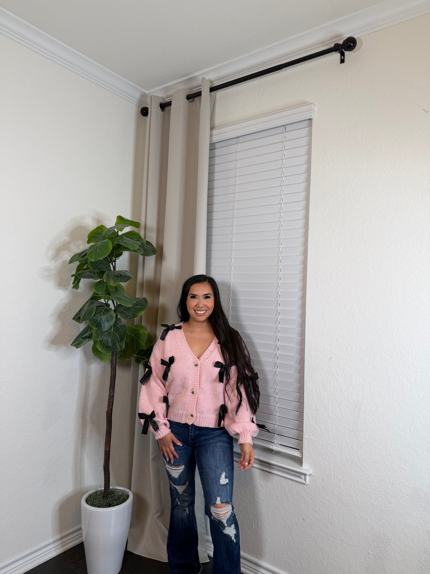 The Pink Juliette  Cardigan.