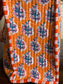 Sweet orange quilted tote