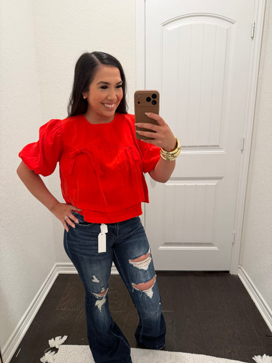 Fire red top