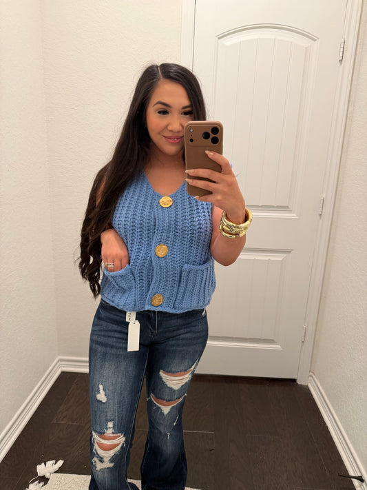 Blue vest