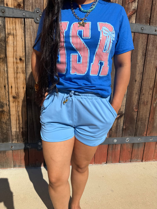 Sky blue Shorts