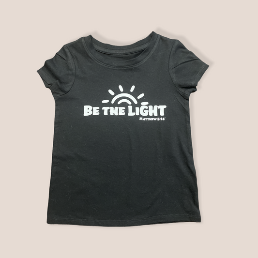 Be the light  black t-shirt💡